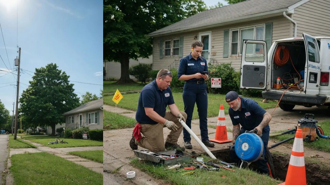 Sewer Line Repair in New Springfield, OH near me